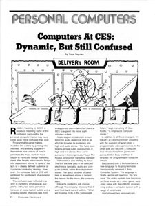 Computers At CES: Dynamic, But Still Confused